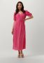 Freebird plissé jurk Gayla met ceintuur roze - Thumbnail 1