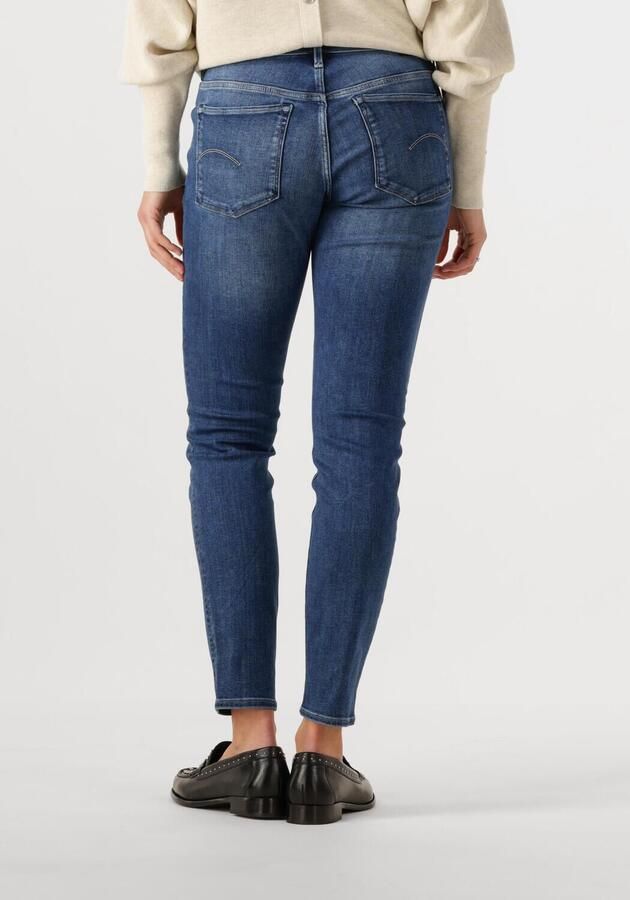 G-Star RAW 3301 Skinny Jeans Midden blauw Dames