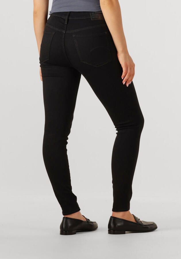 G-STAR RAW Dames Jeans 3301 Skinny Wmn Zwart