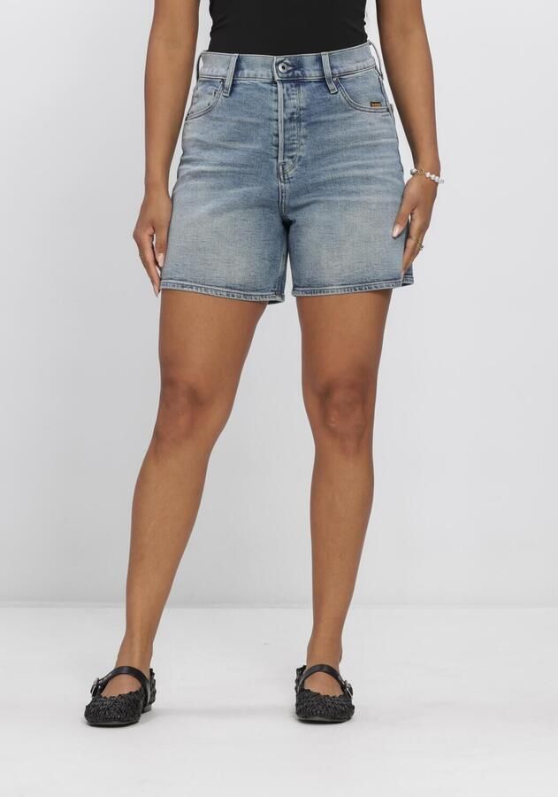 G-STAR RAW Dames Jeans Jett High Short Clean Edge Wmn Lichtblauw