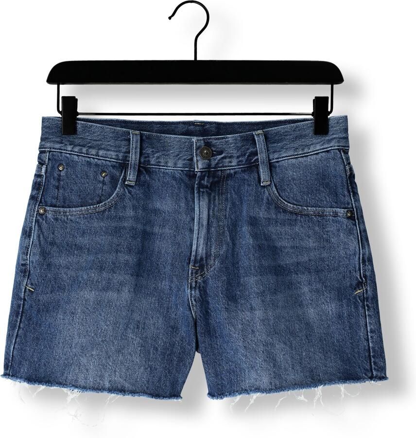G-STAR RAW Dames Jeans Judee Short Raw Edge Wmn Blauw