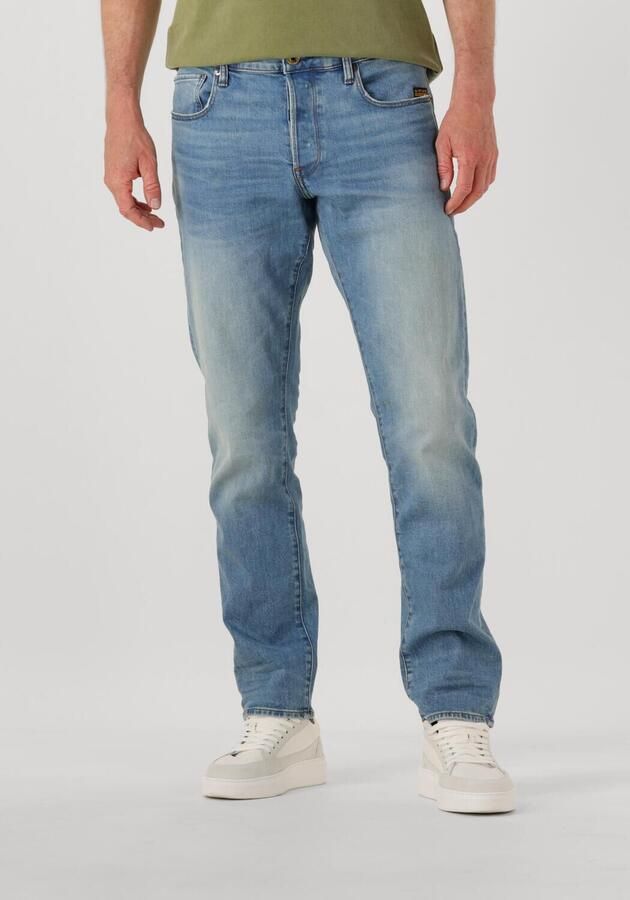 G-Star Raw Straight tapered fit jeans met stretch model '3301' - Foto 4
