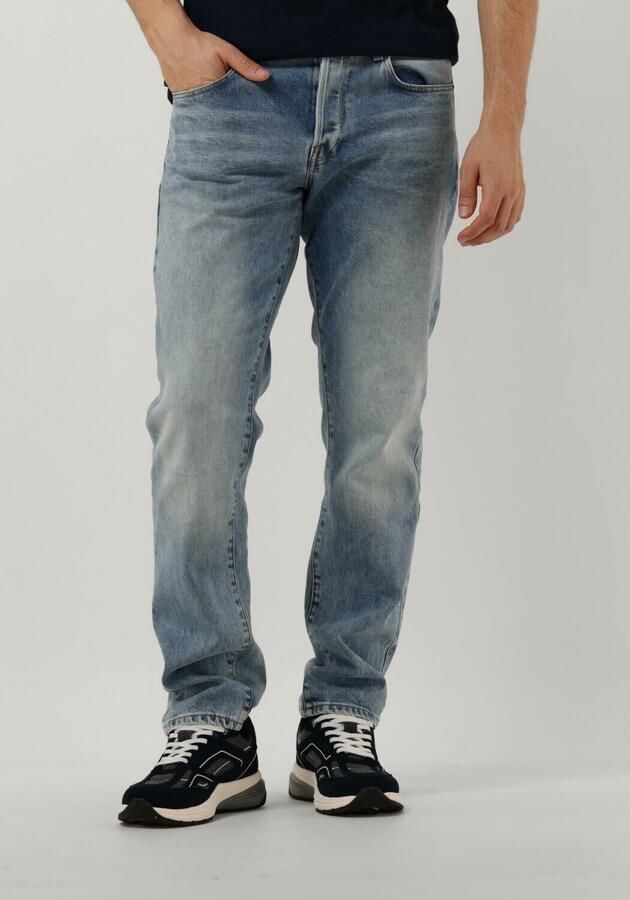 G-Star Raw Straight tapered fit jeans met stretch model '3301' - Foto 4