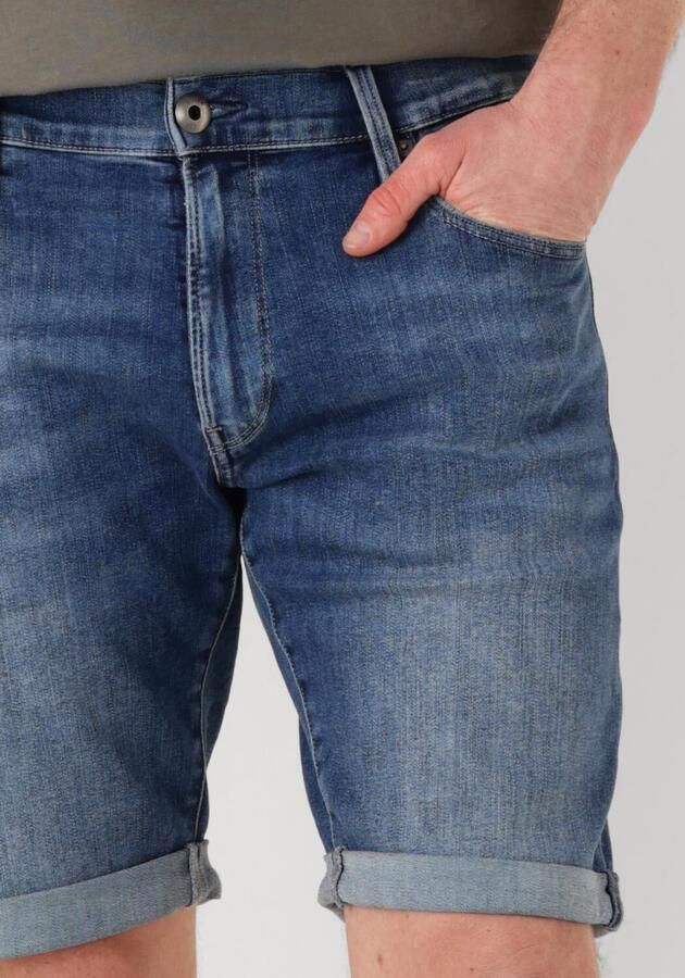 G-Star RAW 3301 Slim Denim Short Midden blauw Heren - Foto 3