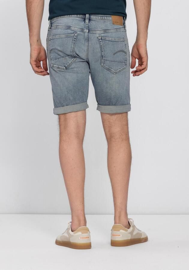 G-STAR RAW Heren Jeans 3301 Slim Short Lichtblauw - Foto 3