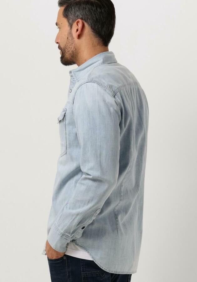 G-Star Raw Overhemd Lange Mouw D23616-D252 SLIM DENIM-G342 SUN FADED BLUE MIST - Foto 2