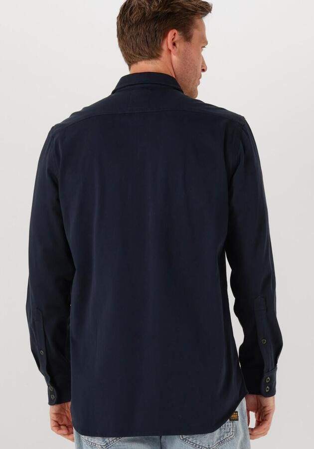 G-STAR RAW Heren Overhemden Marine Jersey Shirt L\s Blauw - Foto 2