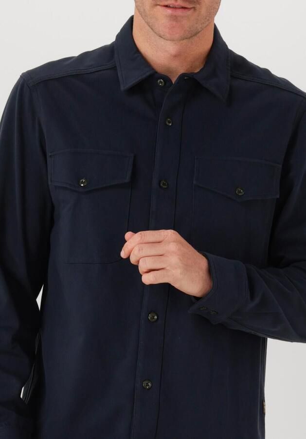 G-STAR RAW Heren Overhemden Marine Jersey Shirt L\s Blauw - Foto 3