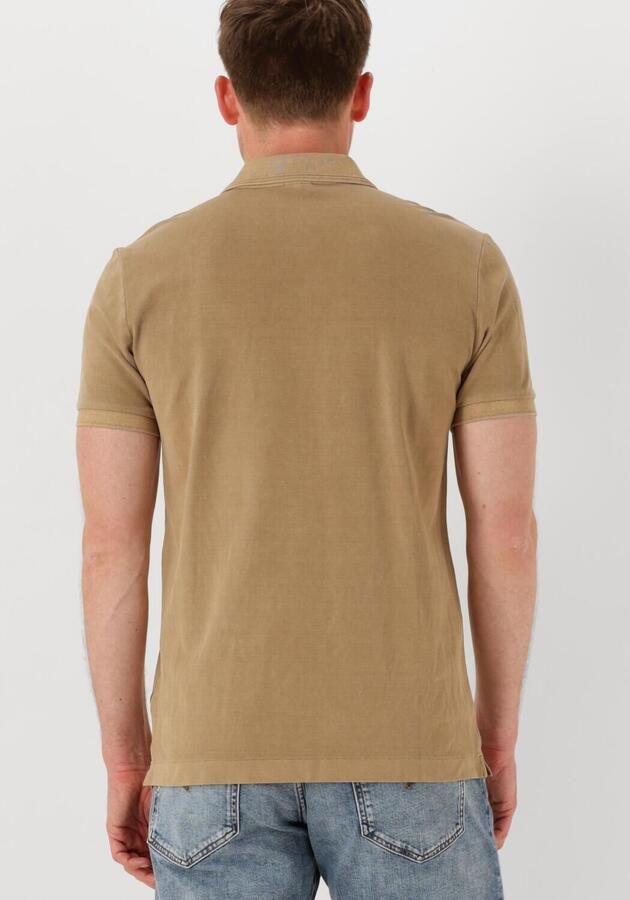 G-STAR RAW Heren Polo's & T-shirts Dunda Overdyed Slim Polo S\s Beige - Foto 2