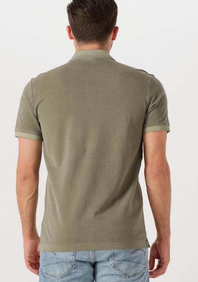 G-STAR RAW Heren Polo's & T-shirts Dunda Overdyed Slim Polo S\s Groen - Foto 1
