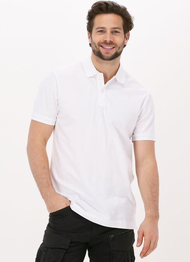 G-STAR RAW Heren Polo's & T-shirts Dunda Slim Polo S s Gebroken Wit - Foto 4