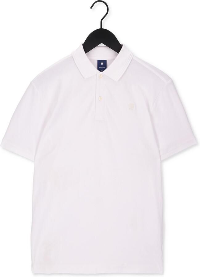 G-STAR RAW Heren Polo's & T-shirts Dunda Slim Polo S s Gebroken Wit