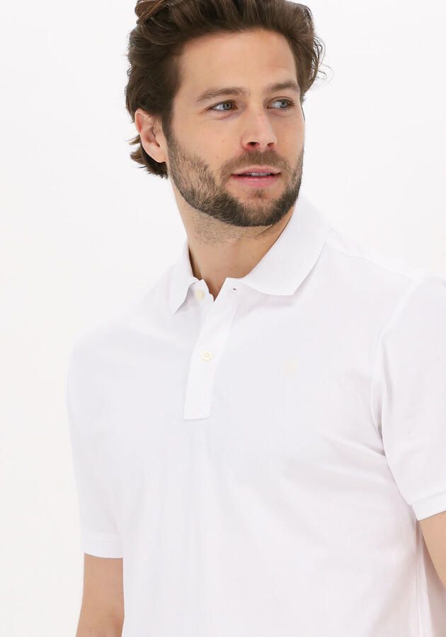 G-STAR RAW Heren Polo's & T-shirts Dunda Slim Polo S s Gebroken Wit - Foto 3