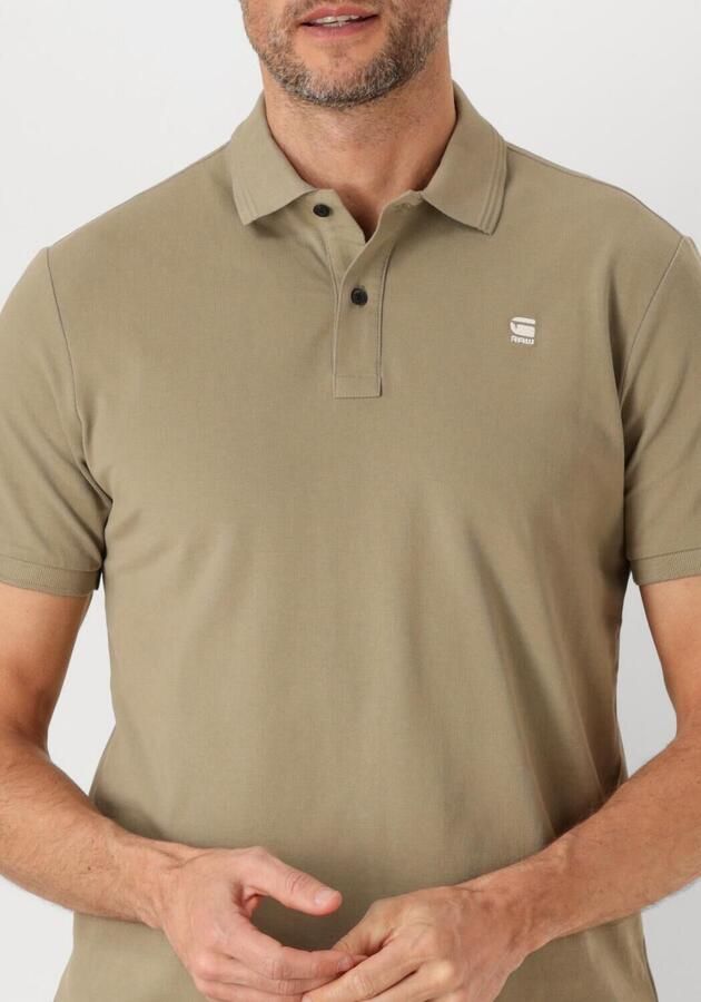 G-STAR RAW Heren Polo's & T-shirts Dunda Slim Polo S\s Khaki - Foto 2