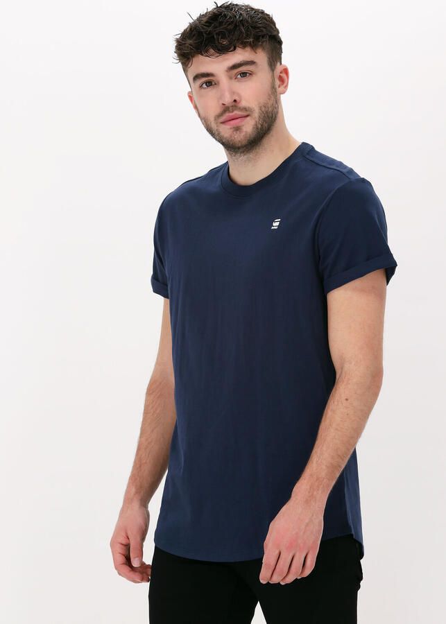 G-STAR RAW Heren Polo's & T-shirts Lash R T S s Donkerblauw - Foto 4