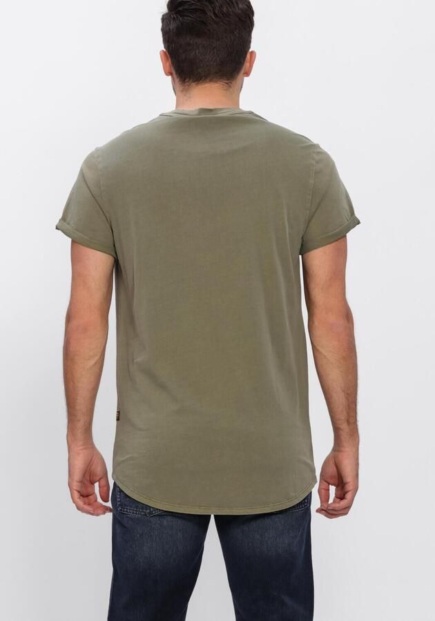 G-STAR RAW Heren Polo's & T-shirts Lash R T S\s Khaki - Foto 3