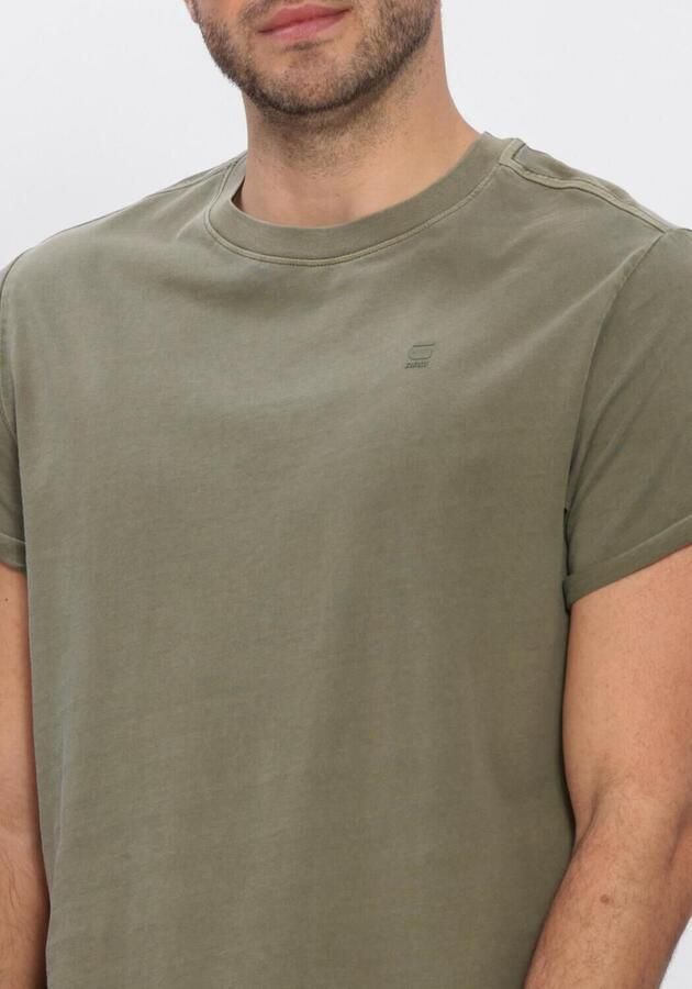 G-STAR RAW Heren Polo's & T-shirts Lash R T S\s Khaki - Foto 4