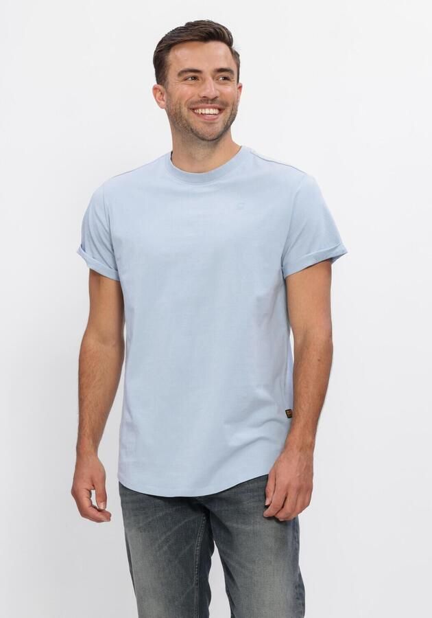 G-STAR RAW Heren Polo's & T-shirts Lash R T S\s Lichtblauw