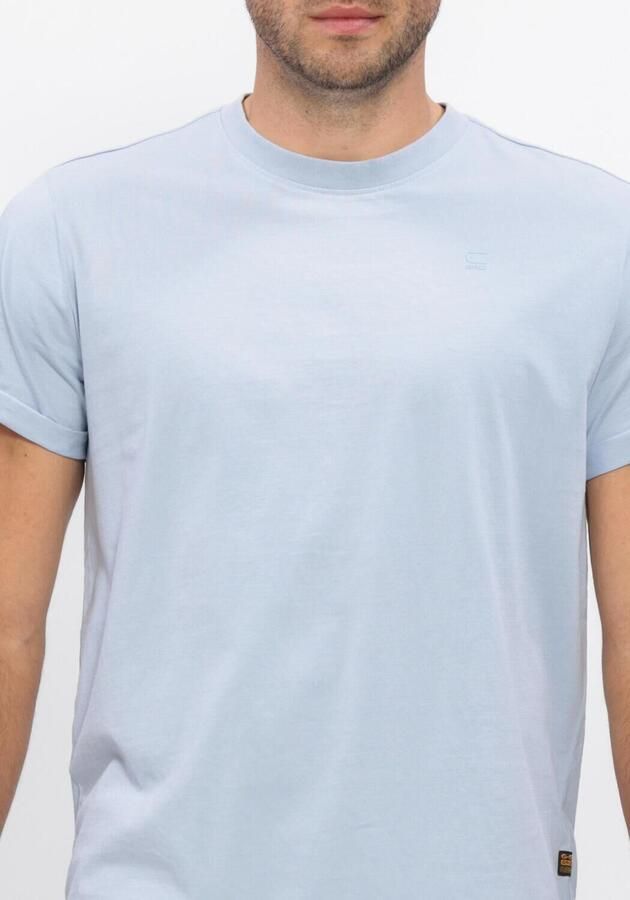 G-STAR RAW Heren Polo's & T-shirts Lash R T S\s Lichtblauw - Foto 3