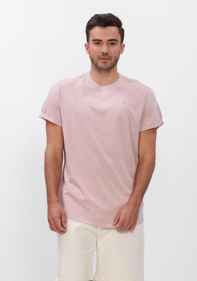 G-STAR RAW Heren Polo's & T-shirts Lash R T S\s Lichtroze