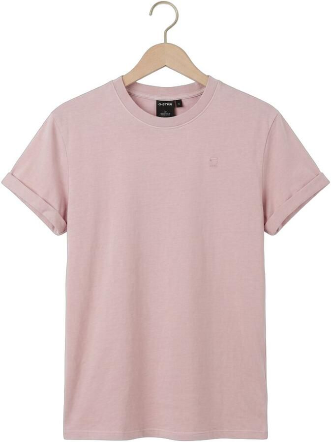 G-STAR RAW Heren Polo's & T-shirts Lash R T S\s Lichtroze - Foto 2