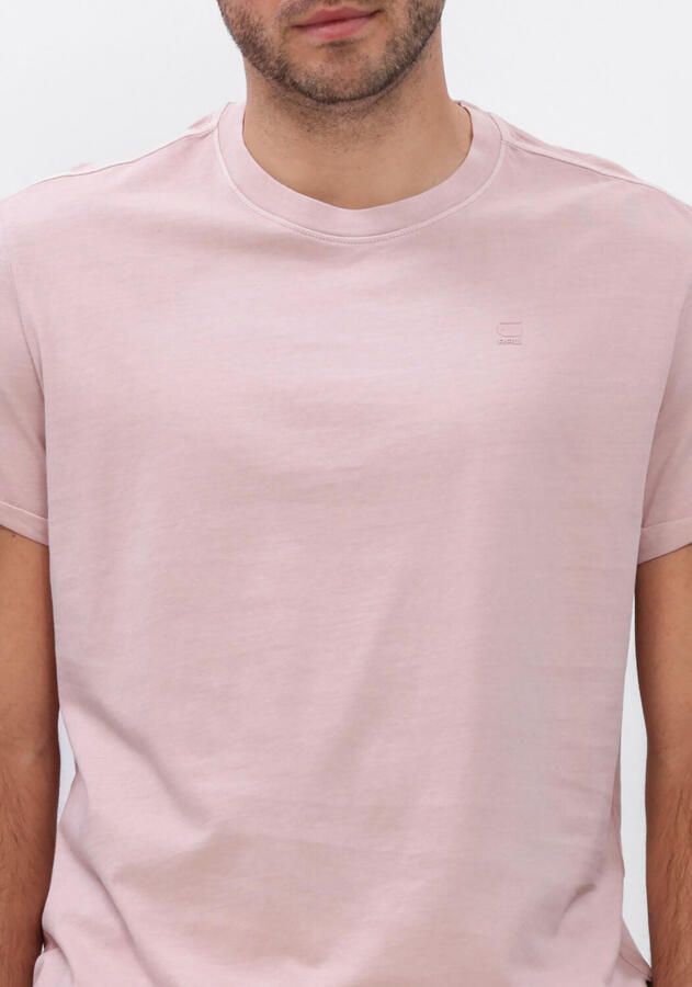 G-STAR RAW Heren Polo's & T-shirts Lash R T S\s Lichtroze - Foto 3