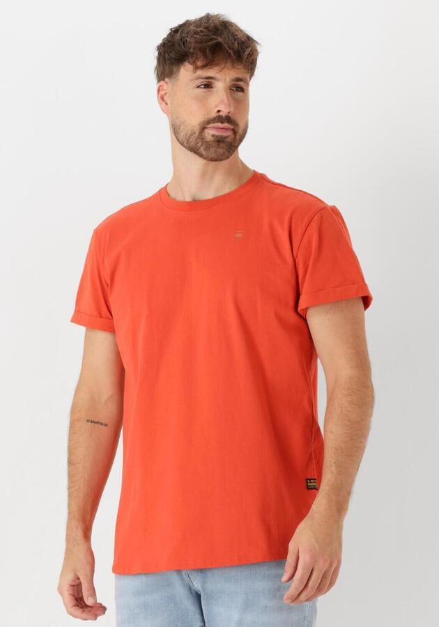 G-Star RAW Shirt met korte mouwen Lash Ronde hals logo-applicatie - Foto 4