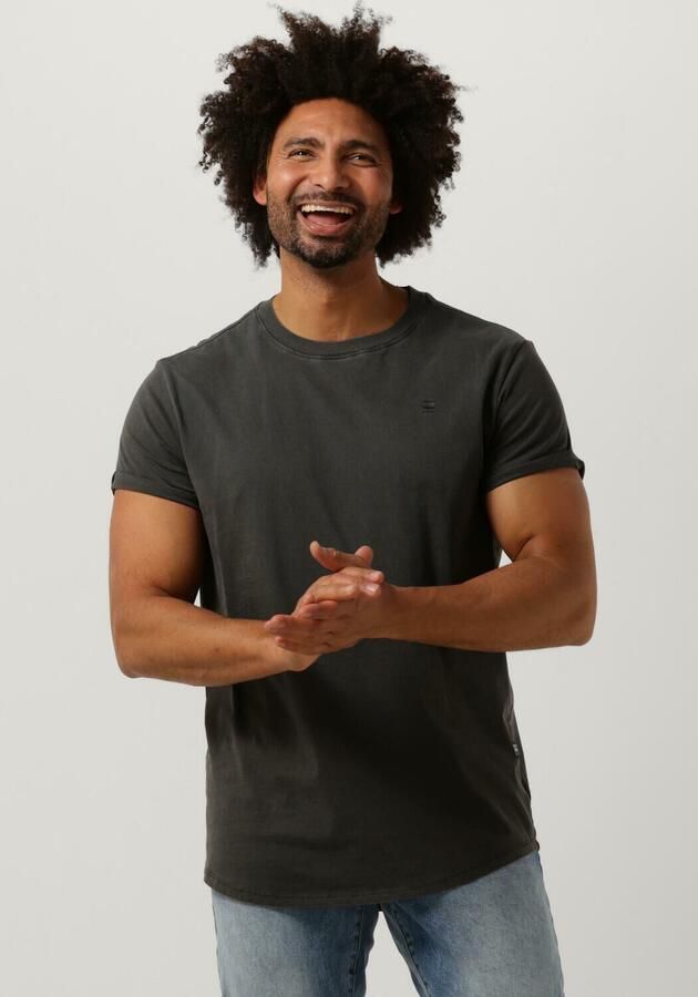 G-Star RAW Shirt met korte mouwen Lash Ronde hals logo-applicatie - Foto 4