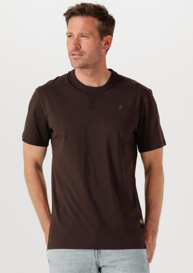 G-Star Raw T-shirt Korte Mouw D24449-336-A926 DEEP BROWN - Foto 4