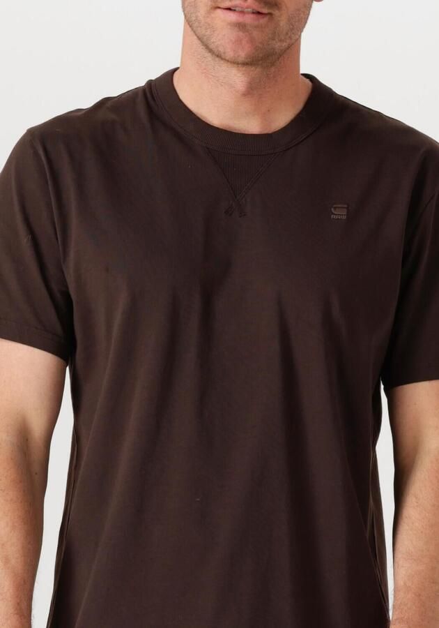 G-Star Raw T-shirt Korte Mouw D24449-336-A926 DEEP BROWN - Foto 2