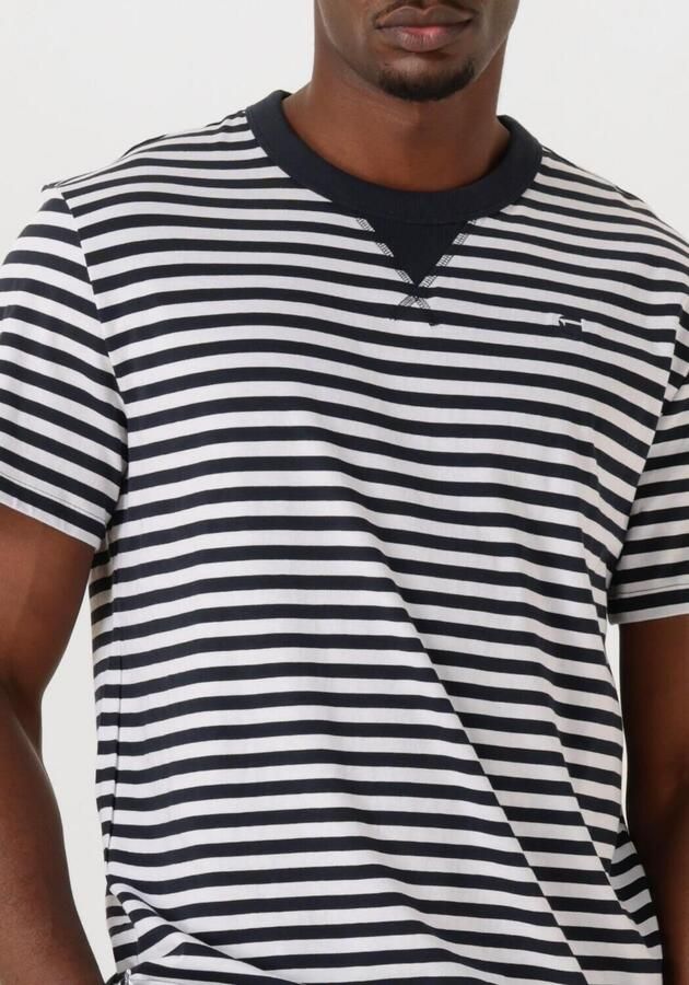 G-STAR RAW Heren Polo's & T-shirts Nifous Stripe R T Donkerblauw - Foto 2