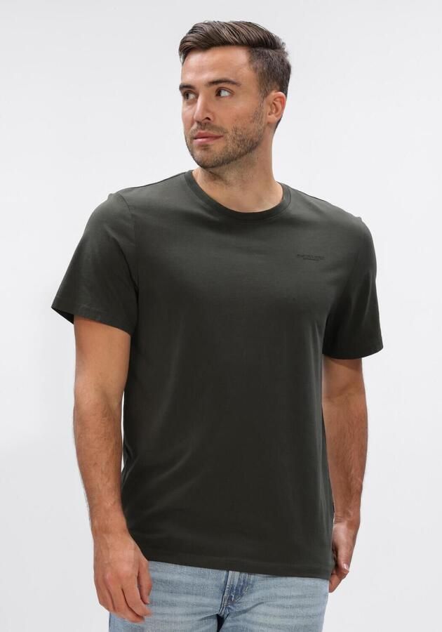 G-STAR RAW Heren Polo's & T-shirts Slim Base R T S\s Donkergroen