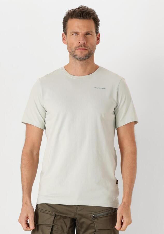 G-STAR RAW Heren Polo's & T-shirts Slim Base R T S s Ecru - Foto 4