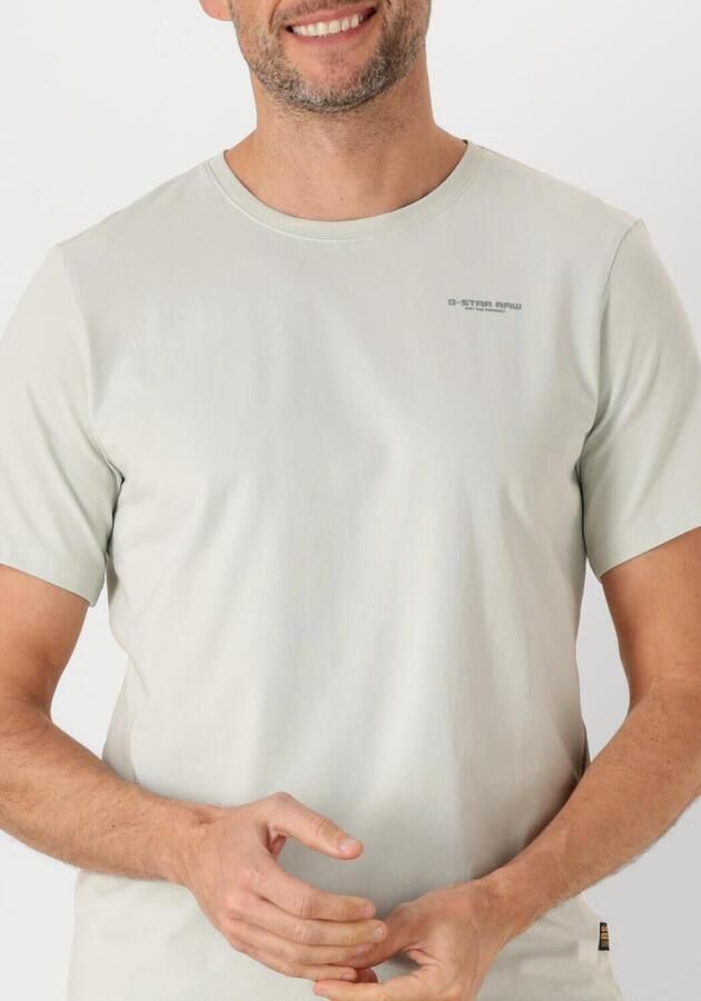 G-STAR RAW Heren Polo's & T-shirts Slim Base R T S s Ecru - Foto 3