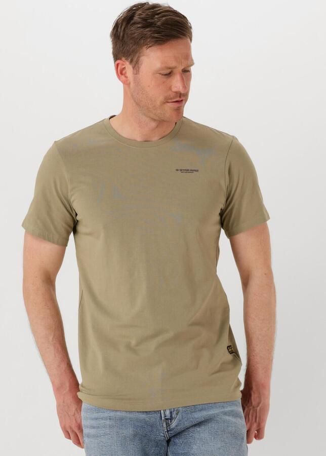 G-STAR RAW Heren Polo's & T-shirts Slim Base R T S s Khaki - Foto 4