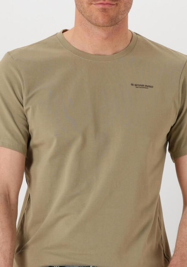 G-STAR RAW Heren Polo's & T-shirts Slim Base R T S s Khaki - Foto 3