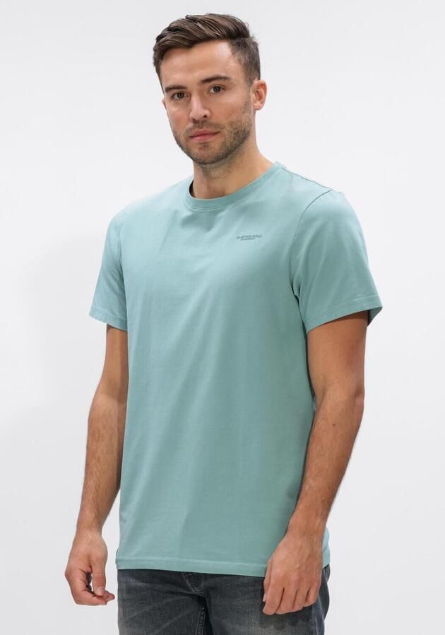 G-STAR RAW Heren Polo's & T-shirts Slim Base R T S\s Mint