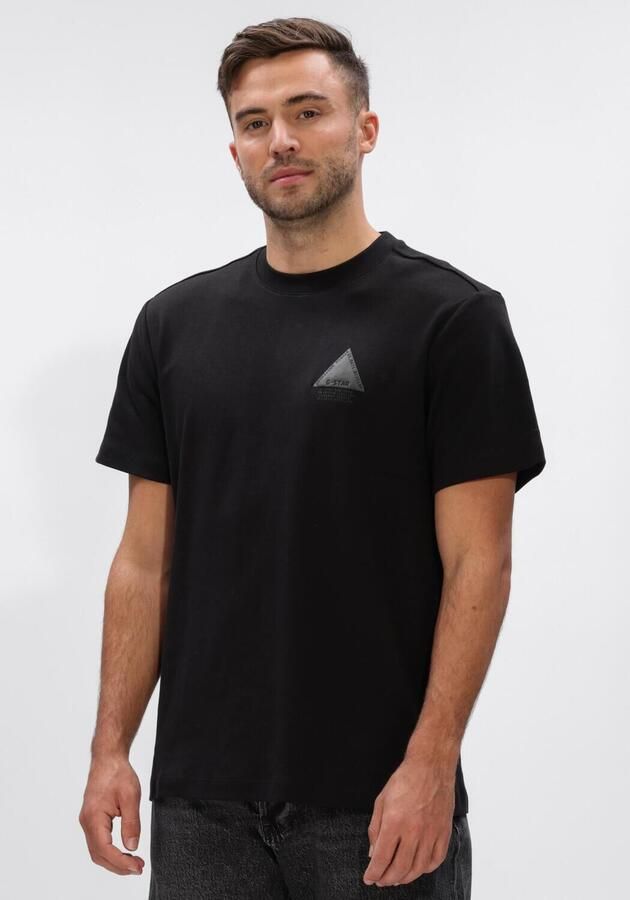 G-STAR RAW Heren Polo's & T-shirts Small Logo R T Zwart