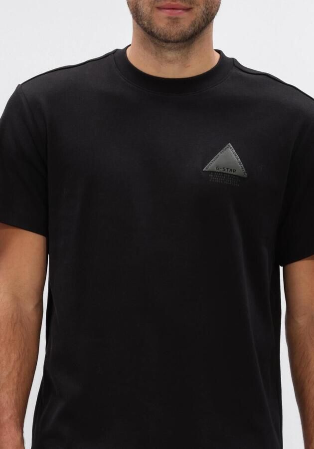 G-STAR RAW Heren Polo's & T-shirts Small Logo R T Zwart - Foto 4