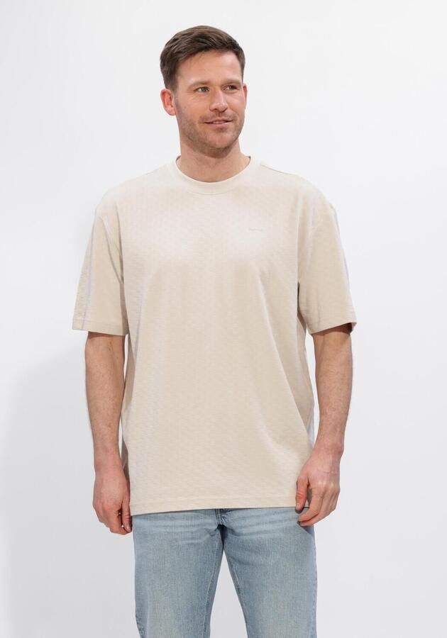 G-STAR RAW Heren Polo's & T-shirts Structured Relaxed Base R T Beige