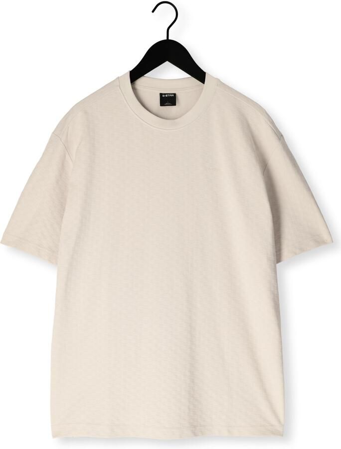 G-STAR RAW Heren Polo's & T-shirts Structured Relaxed Base R T Beige - Foto 2