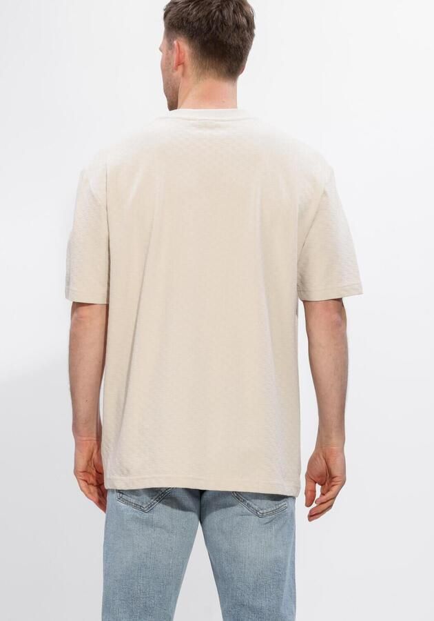 G-STAR RAW Heren Polo's & T-shirts Structured Relaxed Base R T Beige - Foto 3