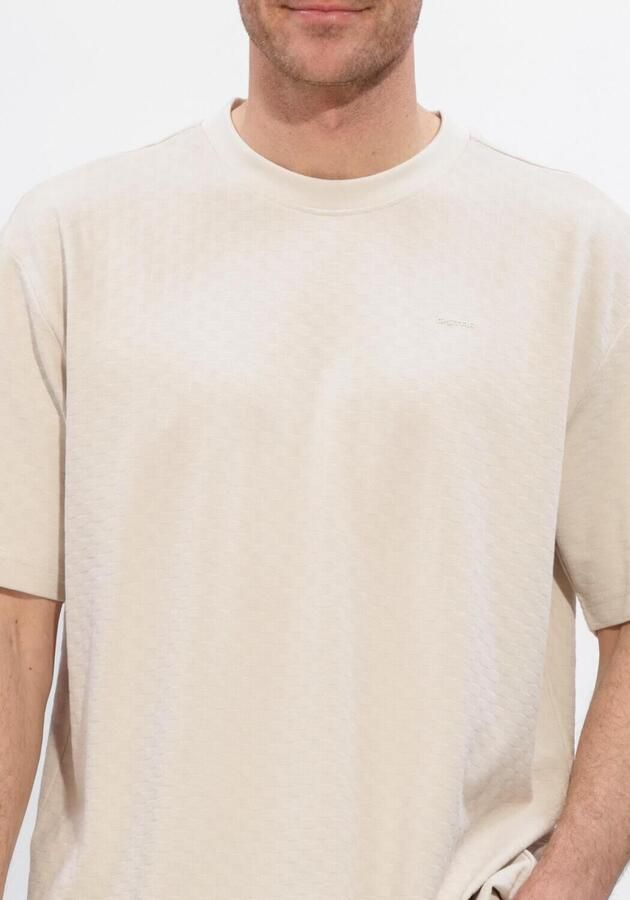 G-STAR RAW Heren Polo's & T-shirts Structured Relaxed Base R T Beige - Foto 4