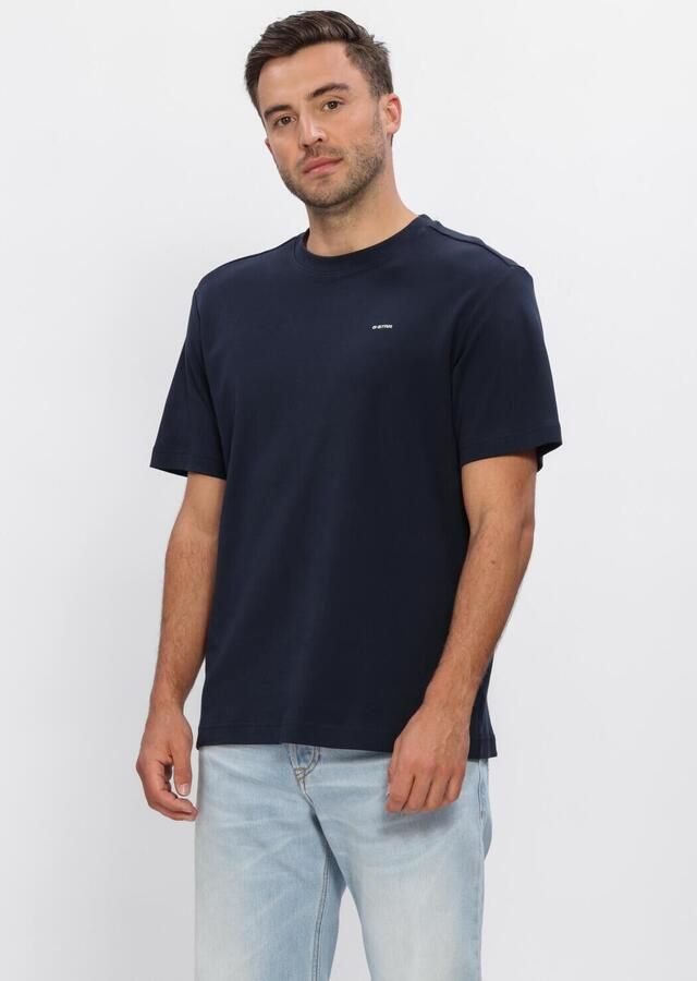 G-STAR RAW Heren Polo's & T-shirts True Regular R T Donkerblauw