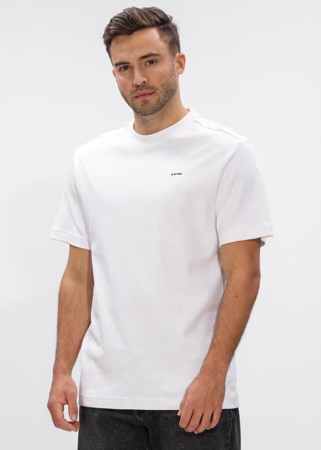 G-Star Raw Regular fit T-shirt met logoprint model 'True'