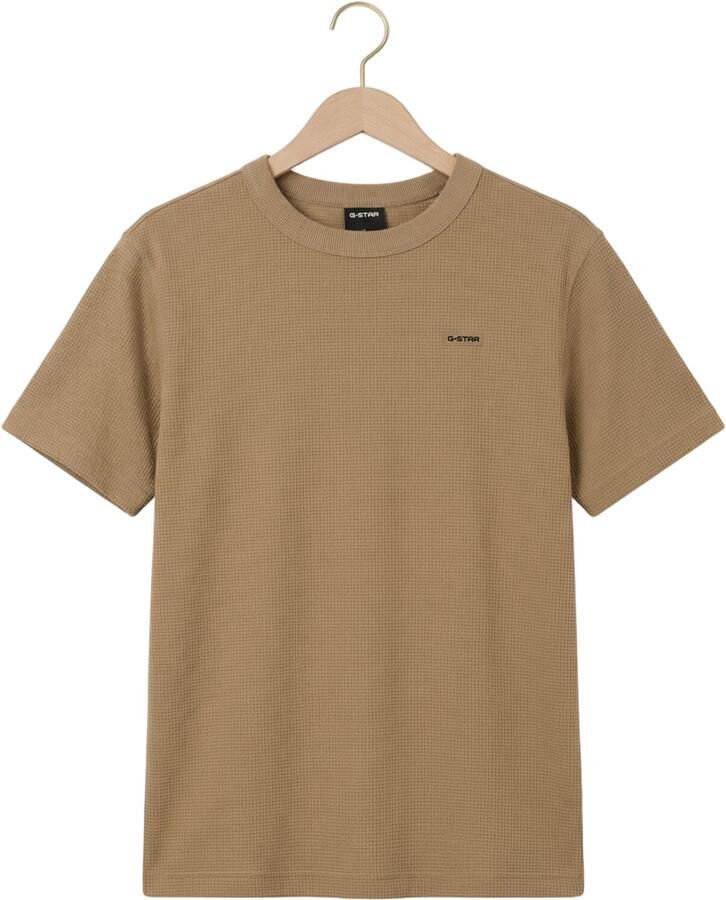 G-STAR RAW Heren Polo's & T-shirts True Regular Structured R T Camel - Foto 2