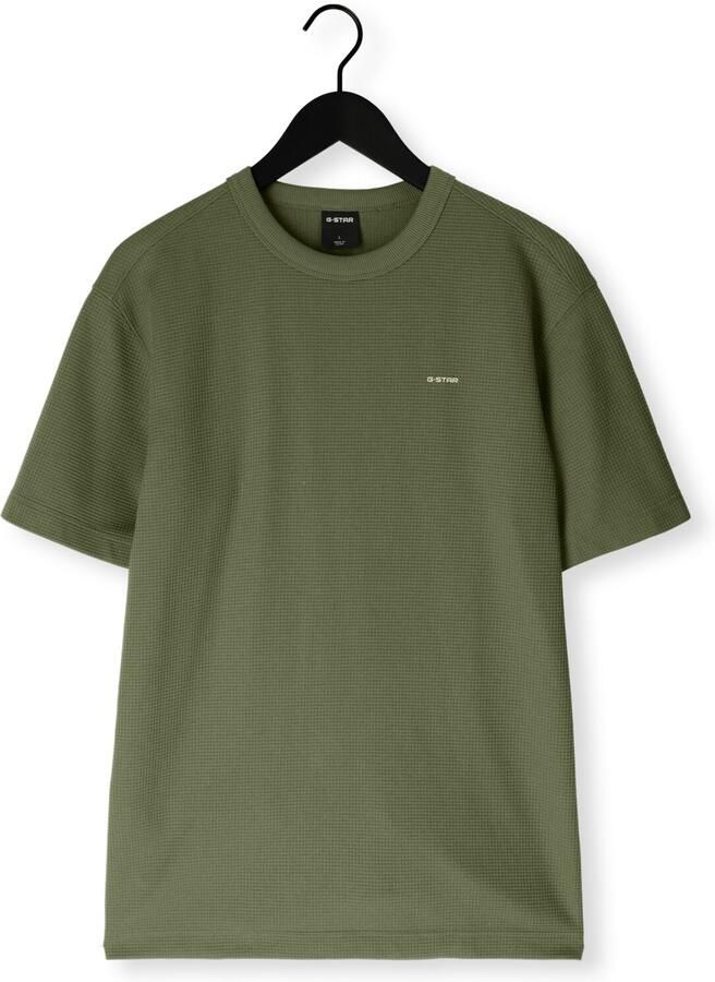 G-STAR RAW Heren Polo's & T-shirts True Regular Structured R T Olijf - Foto 2