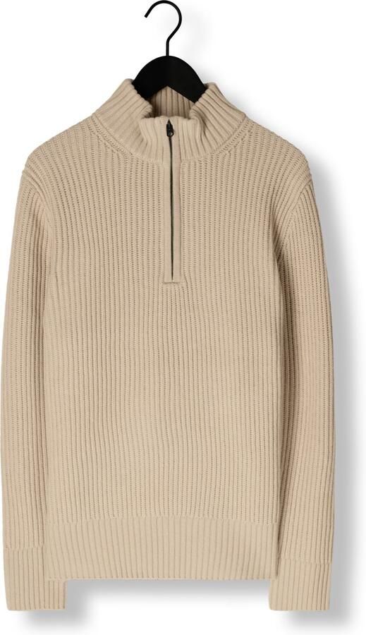 G-Star Raw Gebreide pullover van lanawolmix met opstaande kraag en ritssluiting - Foto 4