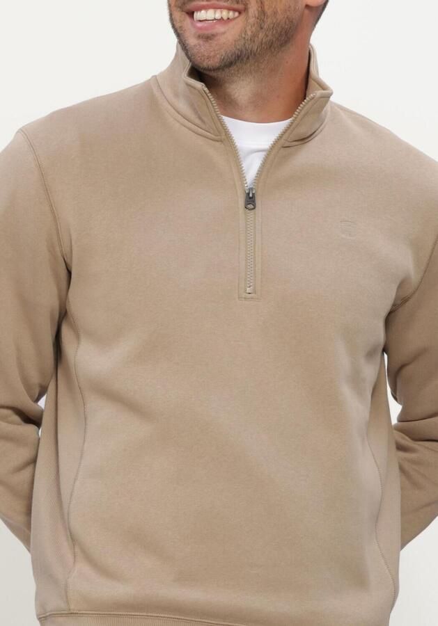 G-STAR RAW Heren Truien & Vesten Premium Core Half Zip R Sw L\s Beige - Foto 4