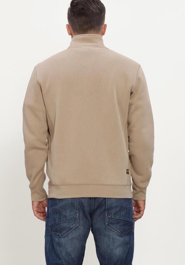 G-STAR RAW Heren Truien & Vesten Premium Core Half Zip R Sw L\s Beige - Foto 3